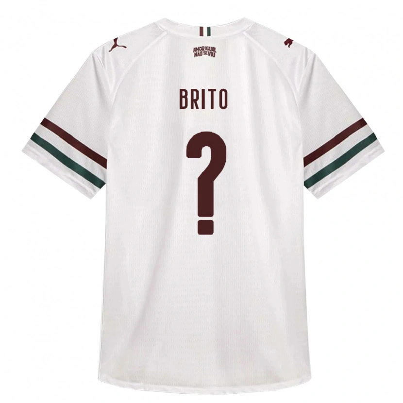 Danxen Heren Luan Brito #0 Wit Groen Bordeaux Rood Uitshirt Uittenue 2026/27 T-Shirt