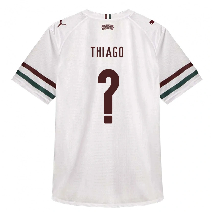 Danxen Heren Thiago #0 Wit Groen Bordeaux Rood Uitshirt Uittenue 2026/27 T-Shirt