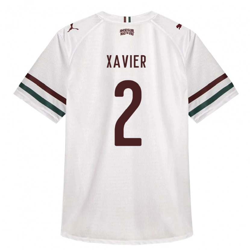 Danxen Heren Samuel Xavier #2 Wit Groen Bordeaux Rood Uitshirt Uittenue 2026/27 T-Shirt