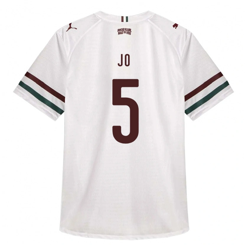 Danxen Heren Joedson Santos Almeida #5 Wit Groen Bordeaux Rood Uitshirt Uittenue 2026/27 T-Shirt