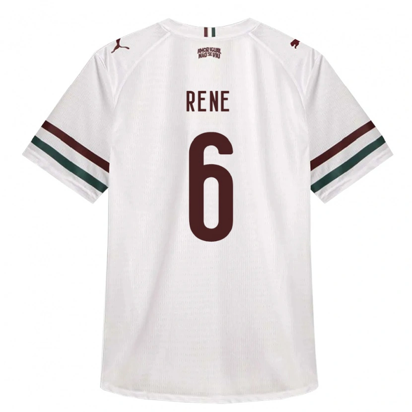 Danxen Heren Renê Rodrigues Martins #6 Wit Groen Bordeaux Rood Uitshirt Uittenue 2026/27 T-Shirt
