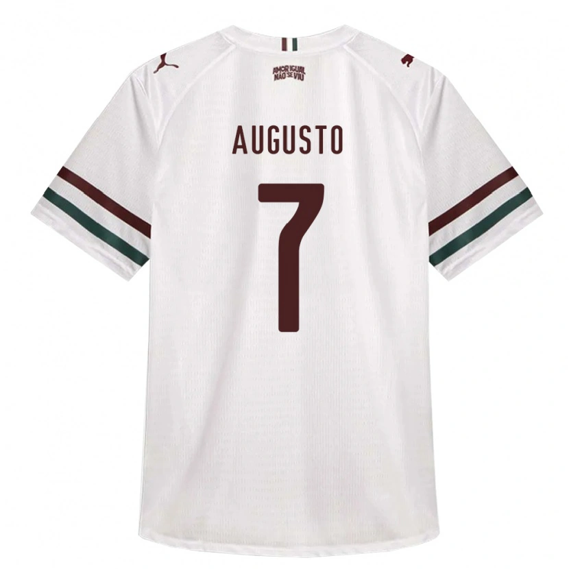Danxen Heren Renato Augusto #7 Wit Groen Bordeaux Rood Uitshirt Uittenue 2026/27 T-Shirt