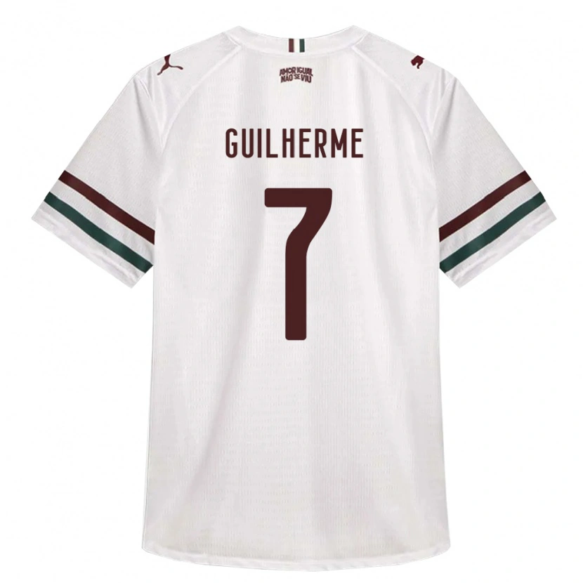 Danxen Heren Luiz Guilherme #7 Wit Groen Bordeaux Rood Uitshirt Uittenue 2026/27 T-Shirt