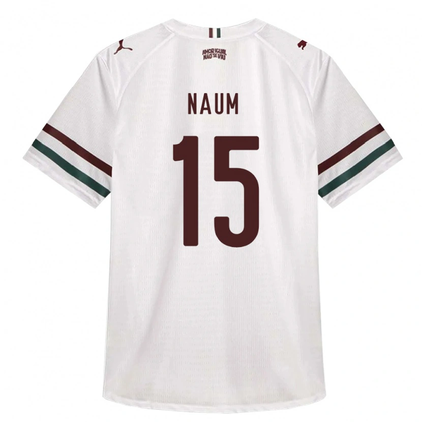 Danxen Heren Jonas Naum #15 Wit Groen Bordeaux Rood Uitshirt Uittenue 2026/27 T-Shirt
