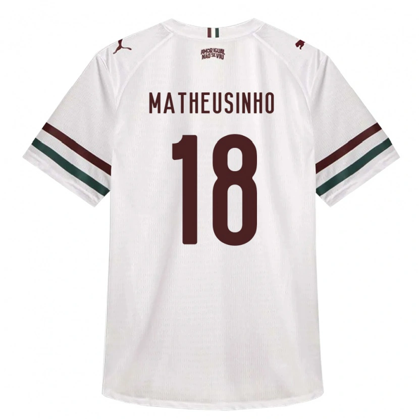 Danxen Heren Matheus Ferreira Da Costa #18 Wit Groen Bordeaux Rood Uitshirt Uittenue 2026/27 T-Shirt