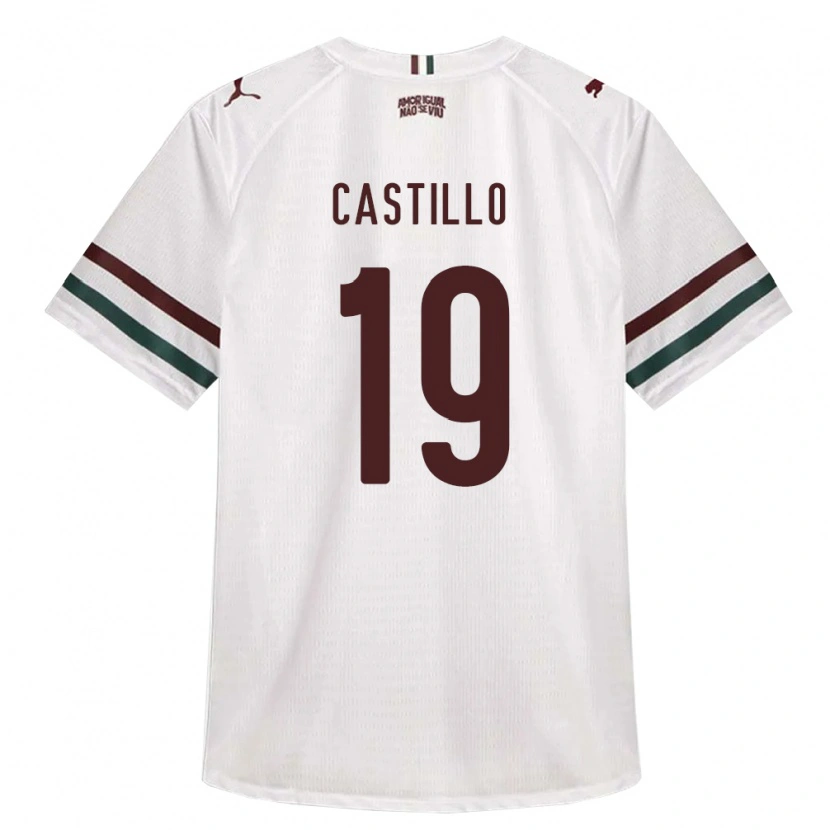 Danxen Heren Rodrigo Castillo #19 Wit Groen Bordeaux Rood Uitshirt Uittenue 2026/27 T-Shirt
