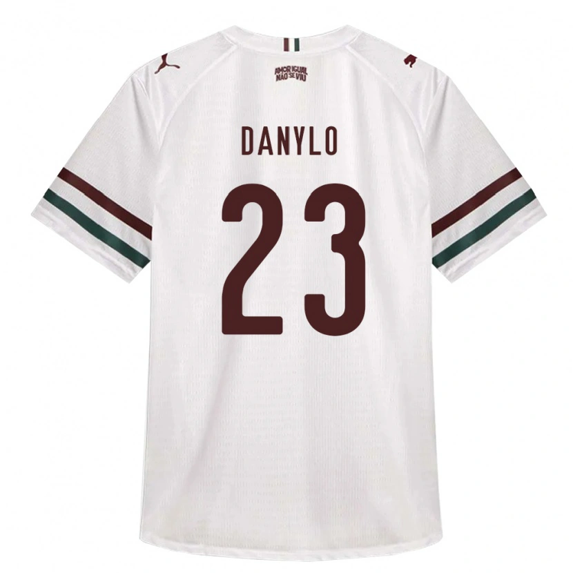 Danxen Heren Danylo Do Amaral Barroso #23 Wit Groen Bordeaux Rood Uitshirt Uittenue 2026/27 T-Shirt