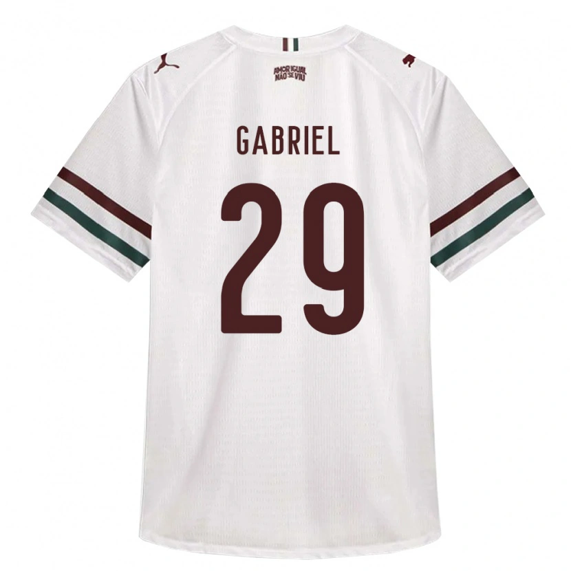 Danxen Heren Isack Gabriel #29 Wit Groen Bordeaux Rood Uitshirt Uittenue 2026/27 T-Shirt