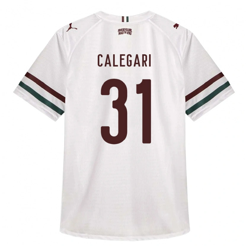 Danxen Heren Calegari #31 Wit Groen Bordeaux Rood Uitshirt Uittenue 2026/27 T-Shirt