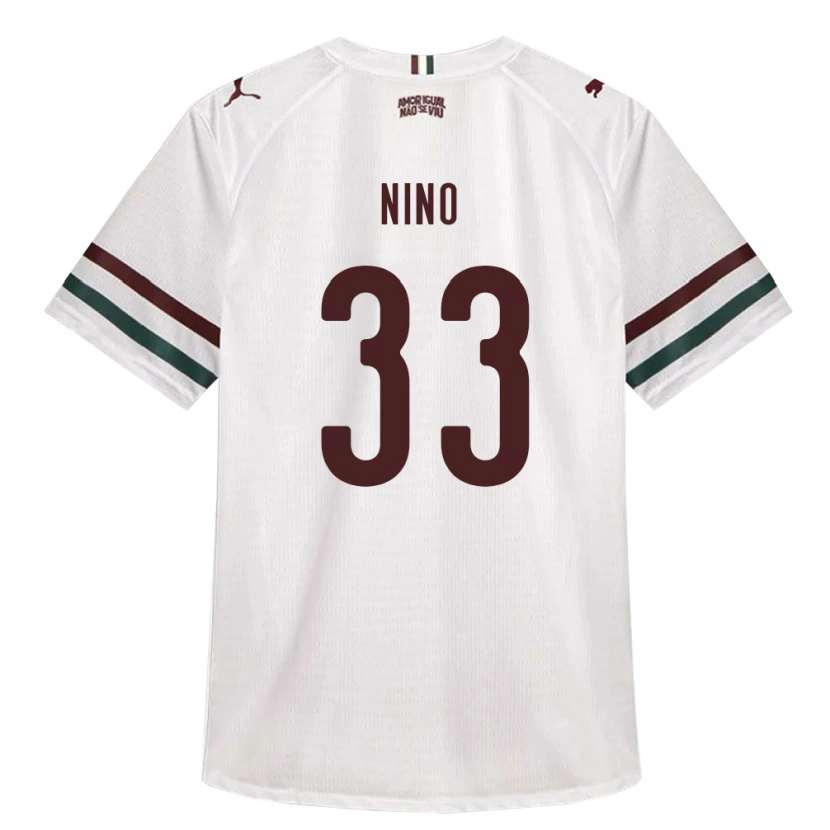 Danxen Heren Nino #33 Wit Groen Bordeaux Rood Uitshirt Uittenue 2026/27 T-Shirt