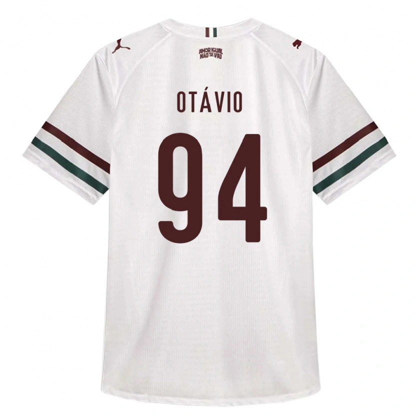 Danxen Heren Otávio Henrique Passos Santos #94 Wit Groen Bordeaux Rood Uitshirt Uittenue 2026/27 T-Shirt