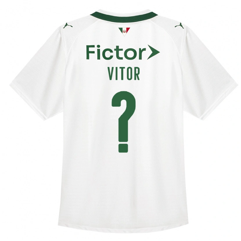 Danxen Heren Erick Vitor #0 Groen Wit Uitshirt Uittenue 2026/27 T-Shirt