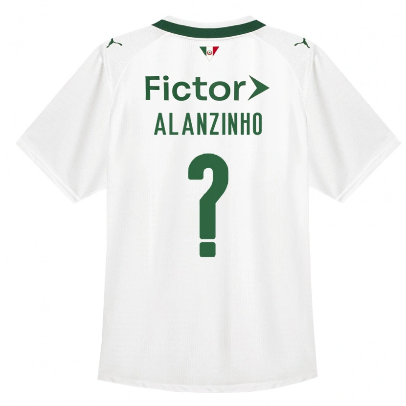 Danxen Heren Alanzinho #0 Groen Wit Uitshirt Uittenue 2026/27 T-Shirt