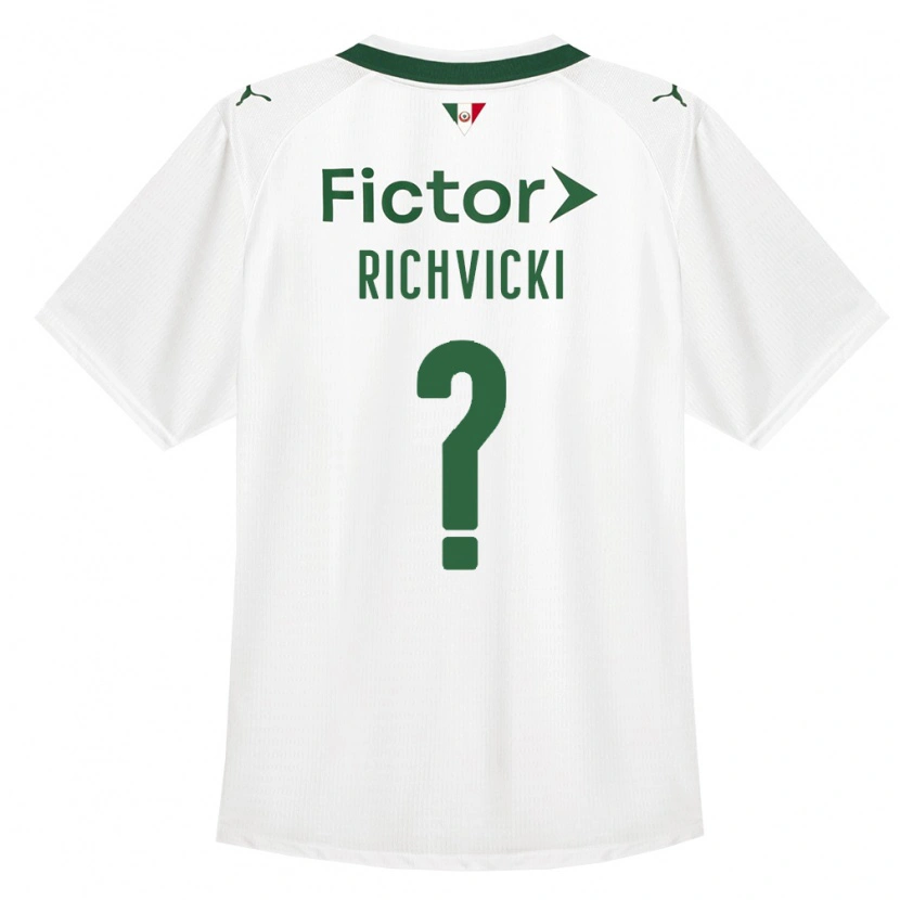 Danxen Heren Gabriel Richvicki #0 Groen Wit Uitshirt Uittenue 2026/27 T-Shirt