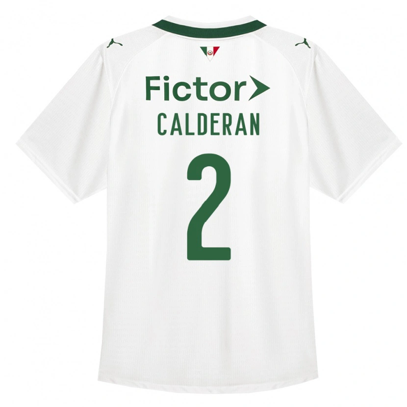 Danxen Heren Bruna Calderan #2 Groen Wit Uitshirt Uittenue 2026/27 T-Shirt