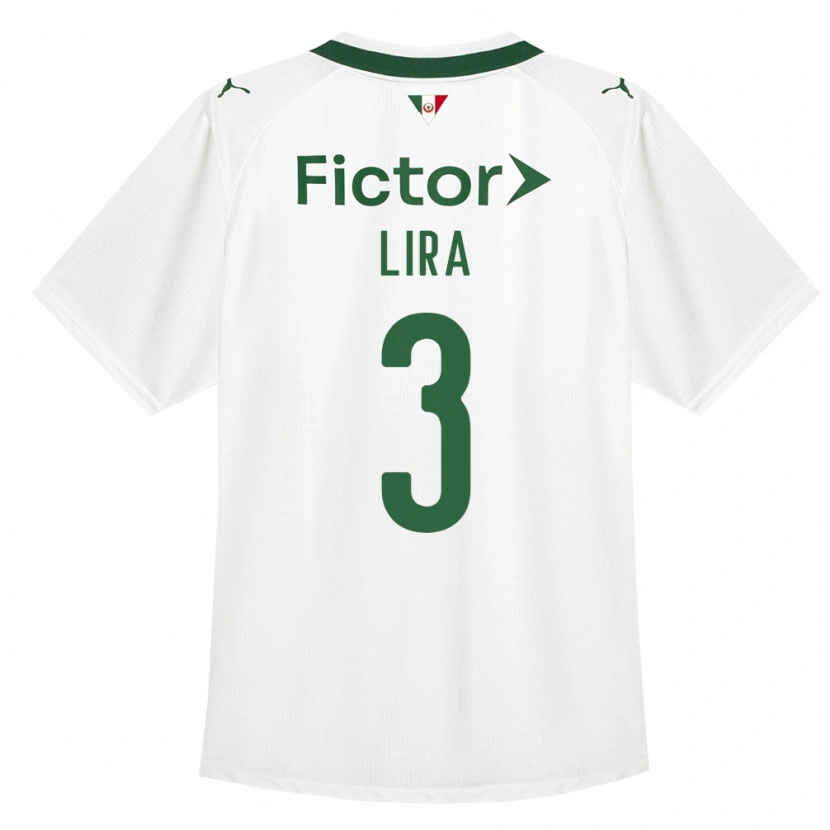 Danxen Heren Guilherme Lira #3 Groen Wit Uitshirt Uittenue 2026/27 T-Shirt