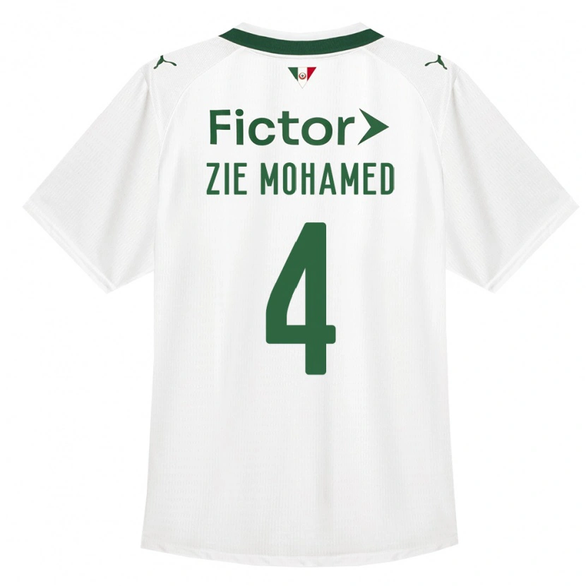 Danxen Heren Kone Zie Mohamed #4 Groen Wit Uitshirt Uittenue 2026/27 T-Shirt