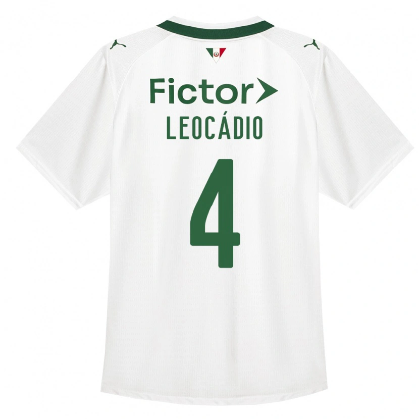 Danxen Heren Isaac Leocádio #4 Groen Wit Uitshirt Uittenue 2026/27 T-Shirt
