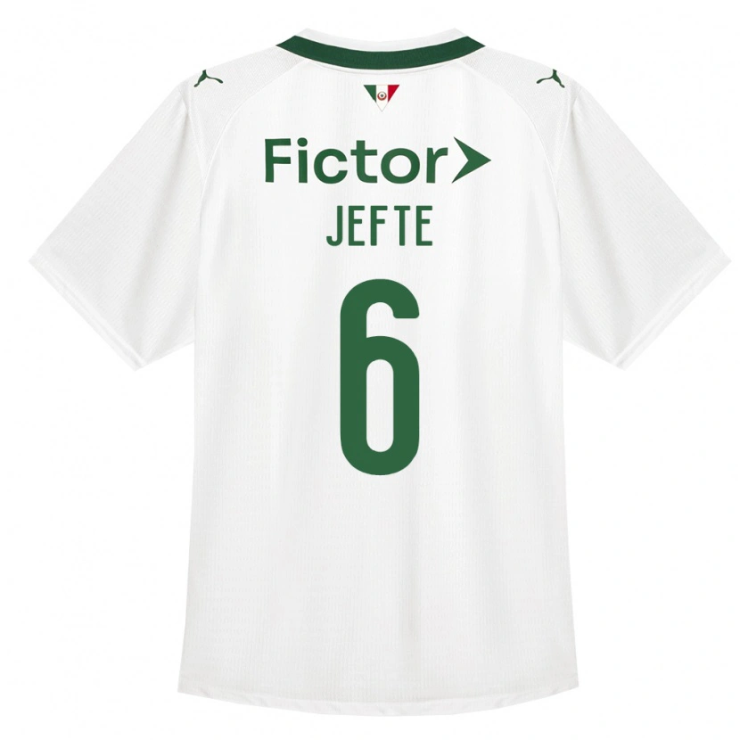 Danxen Heren Jefté Vital Da Silva Dias #6 Groen Wit Uitshirt Uittenue 2026/27 T-Shirt