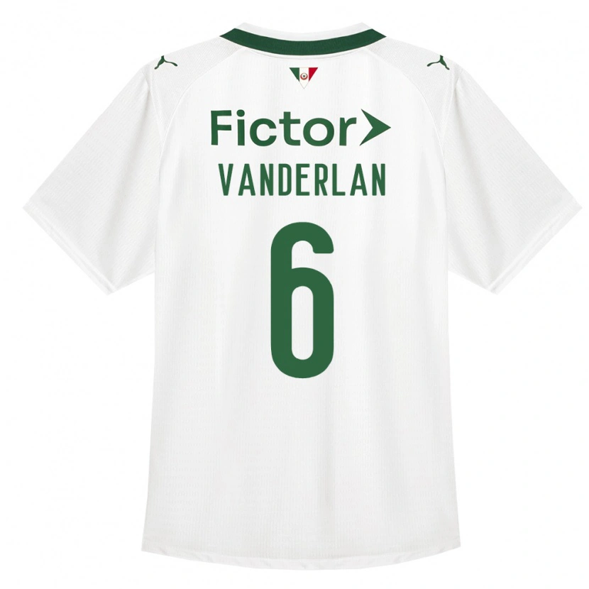 Danxen Heren Vanderlan #6 Groen Wit Uitshirt Uittenue 2026/27 T-Shirt