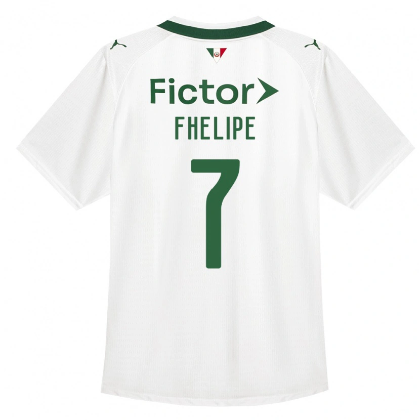 Danxen Heren Luis Fhelipe #7 Groen Wit Uitshirt Uittenue 2026/27 T-Shirt