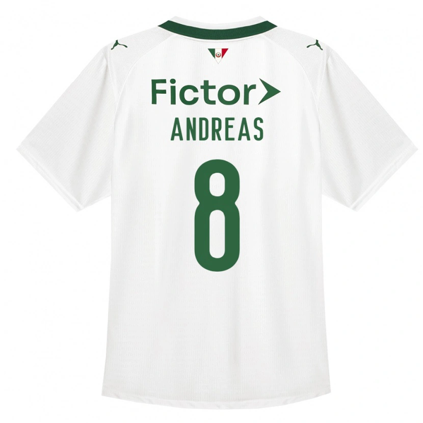 Danxen Heren Andreas Pereira #8 Groen Wit Uitshirt Uittenue 2026/27 T-Shirt