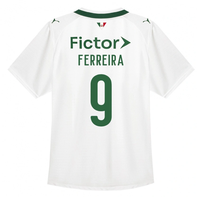Danxen Heren Juan Gabriel #9 Groen Wit Uitshirt Uittenue 2026/27 T-Shirt