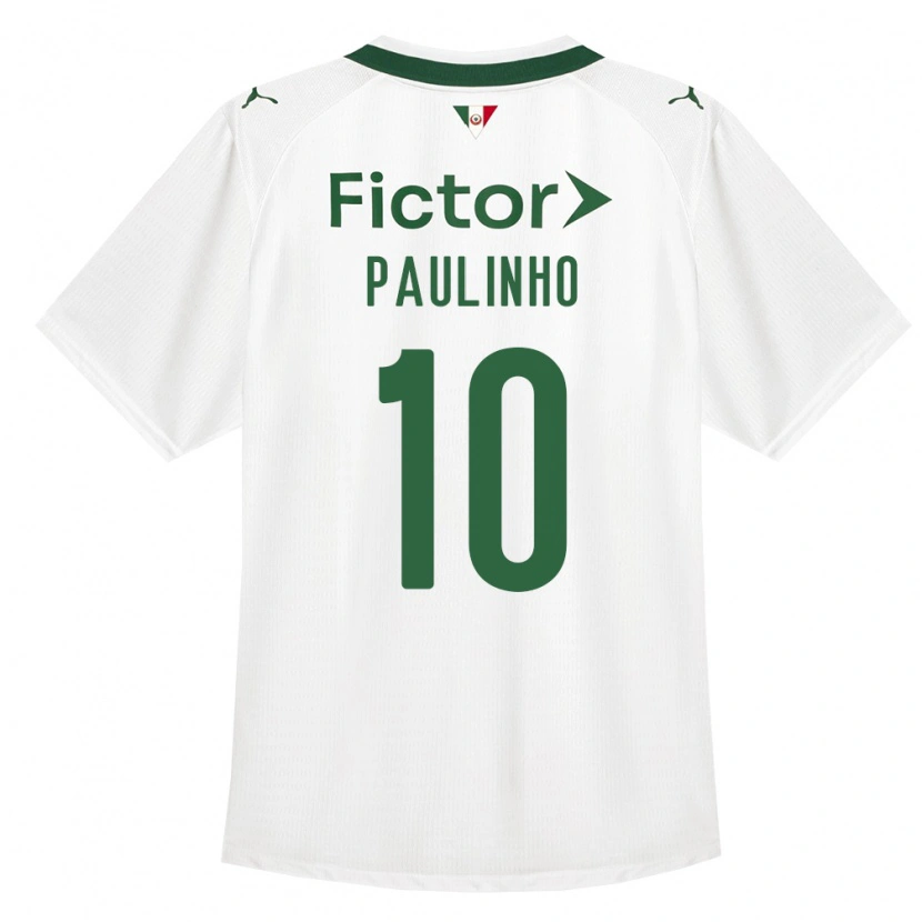 Danxen Heren Paulinho #10 Groen Wit Uitshirt Uittenue 2026/27 T-Shirt
