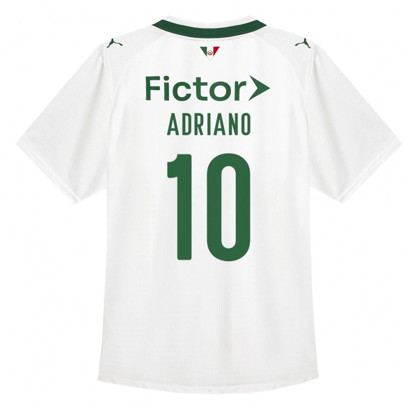 Danxen Heren Luiz Adriano #10 Groen Wit Uitshirt Uittenue 2026/27 T-Shirt