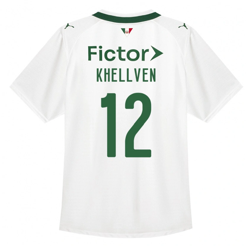 Danxen Heren Khellven Douglas Silva Oliveira #12 Groen Wit Uitshirt Uittenue 2026/27 T-Shirt