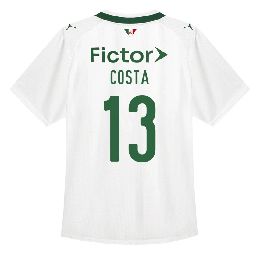 Danxen Heren Enzo Costa #13 Groen Wit Uitshirt Uittenue 2026/27 T-Shirt