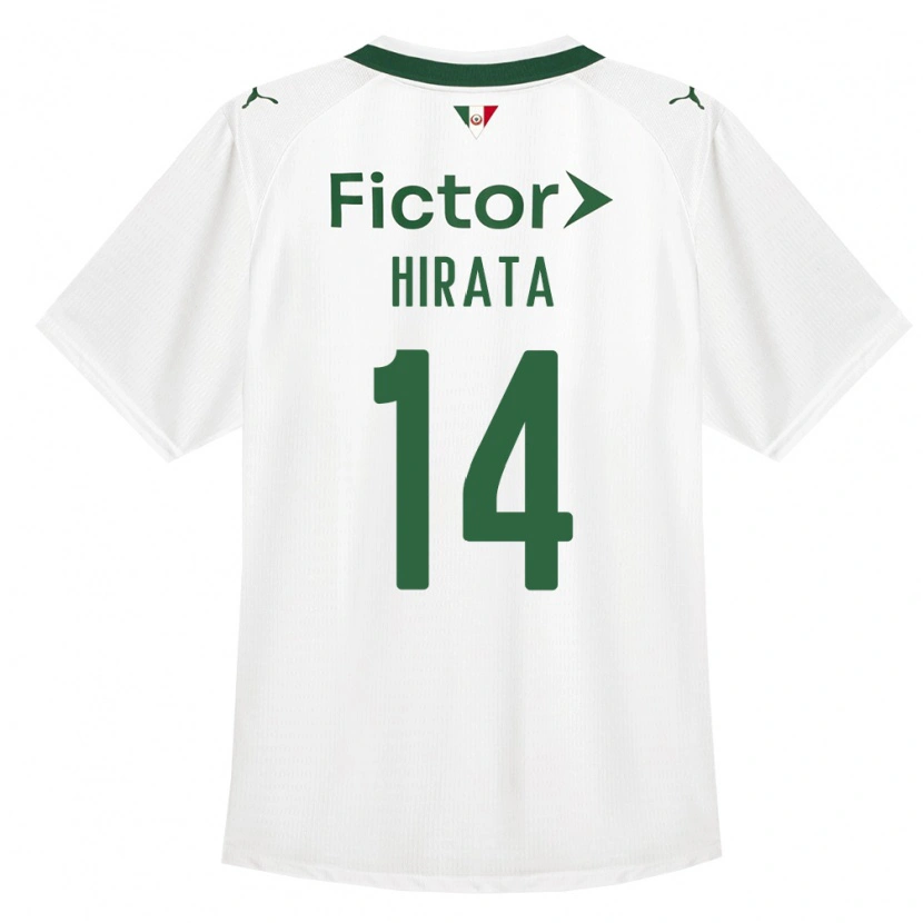 Danxen Heren Bruna Hirata #14 Groen Wit Uitshirt Uittenue 2026/27 T-Shirt