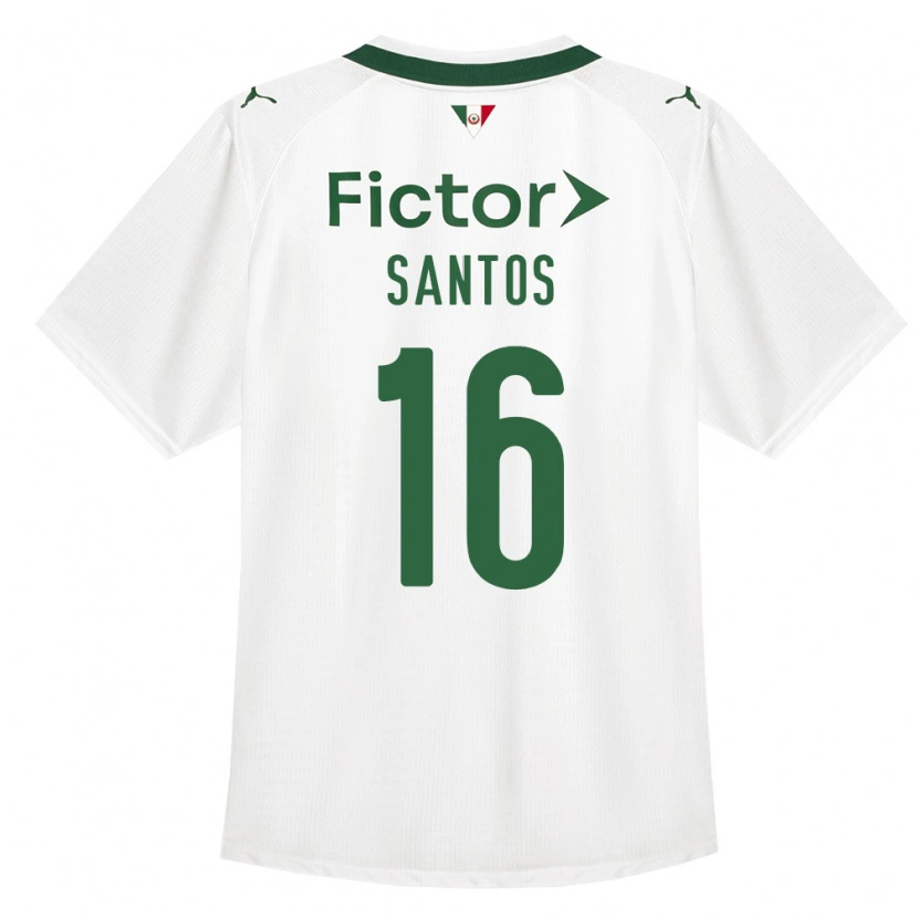 Danxen Heren Gaby Santos #16 Groen Wit Uitshirt Uittenue 2026/27 T-Shirt
