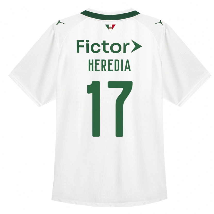 Danxen Heren Jesus Heredia #17 Groen Wit Uitshirt Uittenue 2026/27 T-Shirt