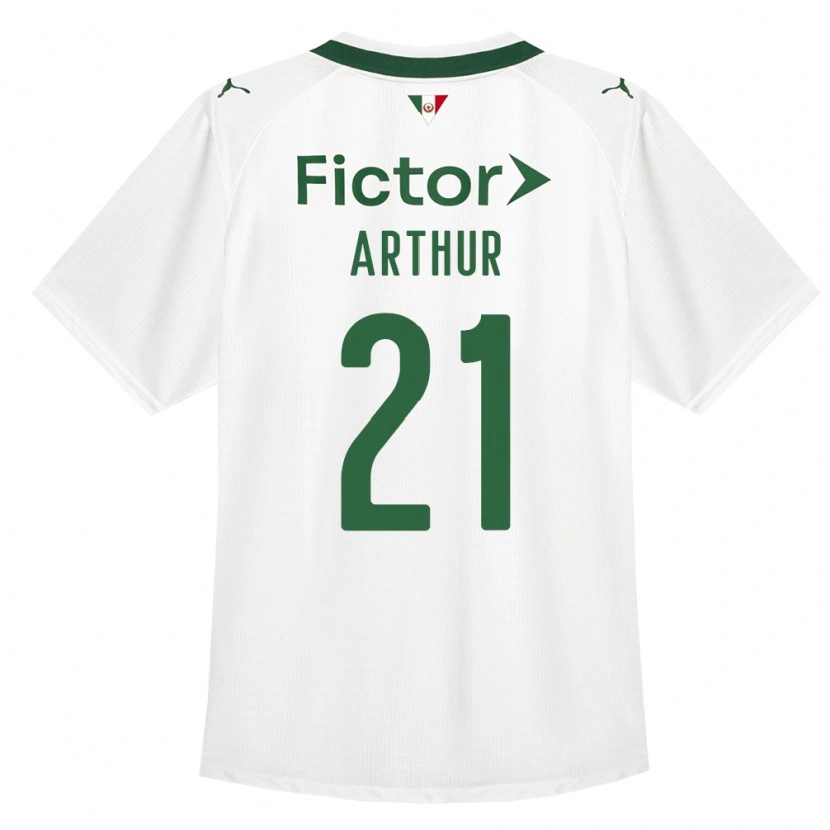 Danxen Heren Luis Arthur #21 Groen Wit Uitshirt Uittenue 2026/27 T-Shirt