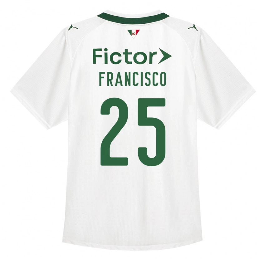 Danxen Heren Juan Francisco #25 Groen Wit Uitshirt Uittenue 2026/27 T-Shirt