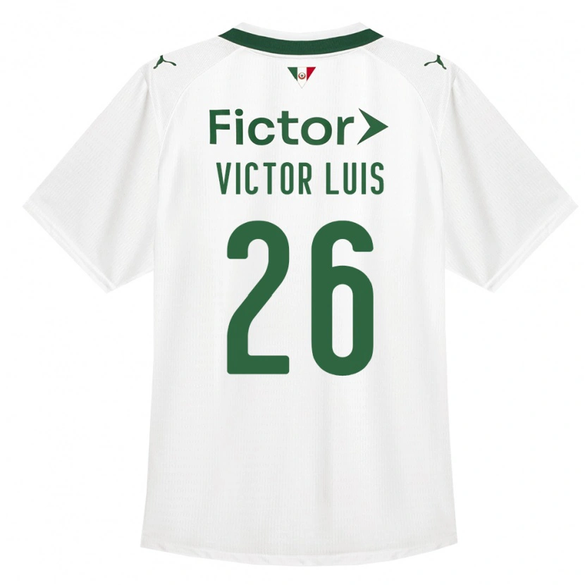 Danxen Heren Victor Luis #26 Groen Wit Uitshirt Uittenue 2026/27 T-Shirt
