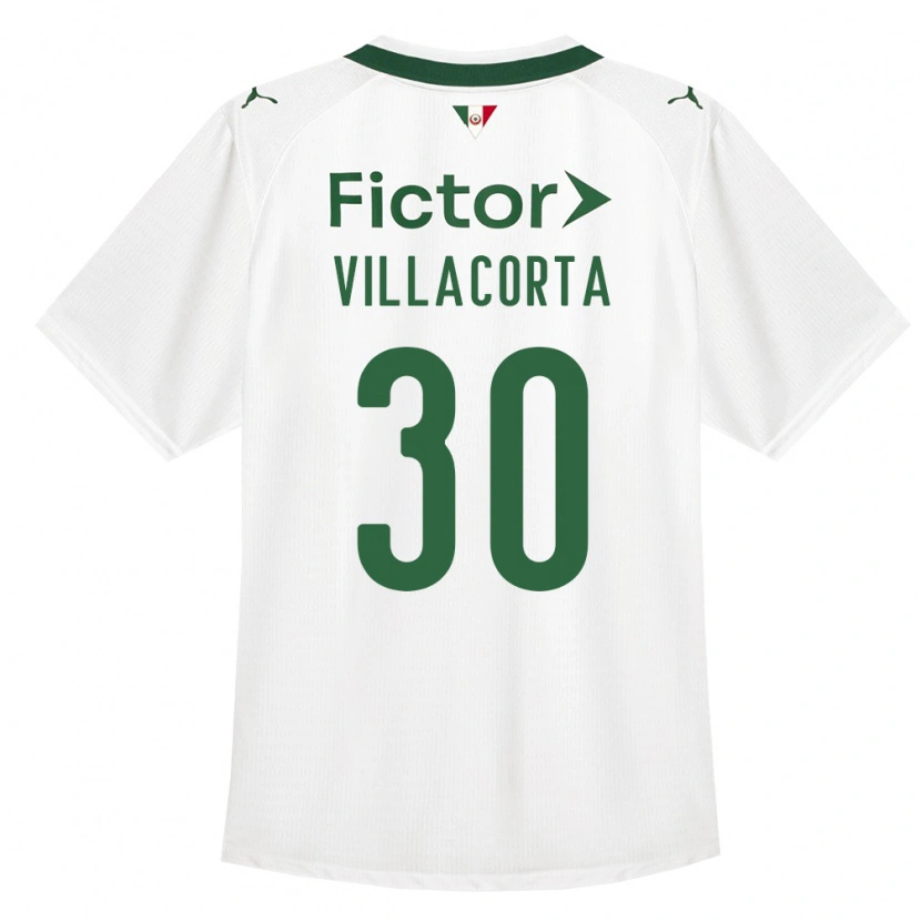 Danxen Heren Rodrigo Villacorta #30 Groen Wit Uitshirt Uittenue 2026/27 T-Shirt