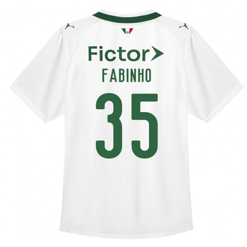 Danxen Heren Fabinho #35 Groen Wit Uitshirt Uittenue 2026/27 T-Shirt