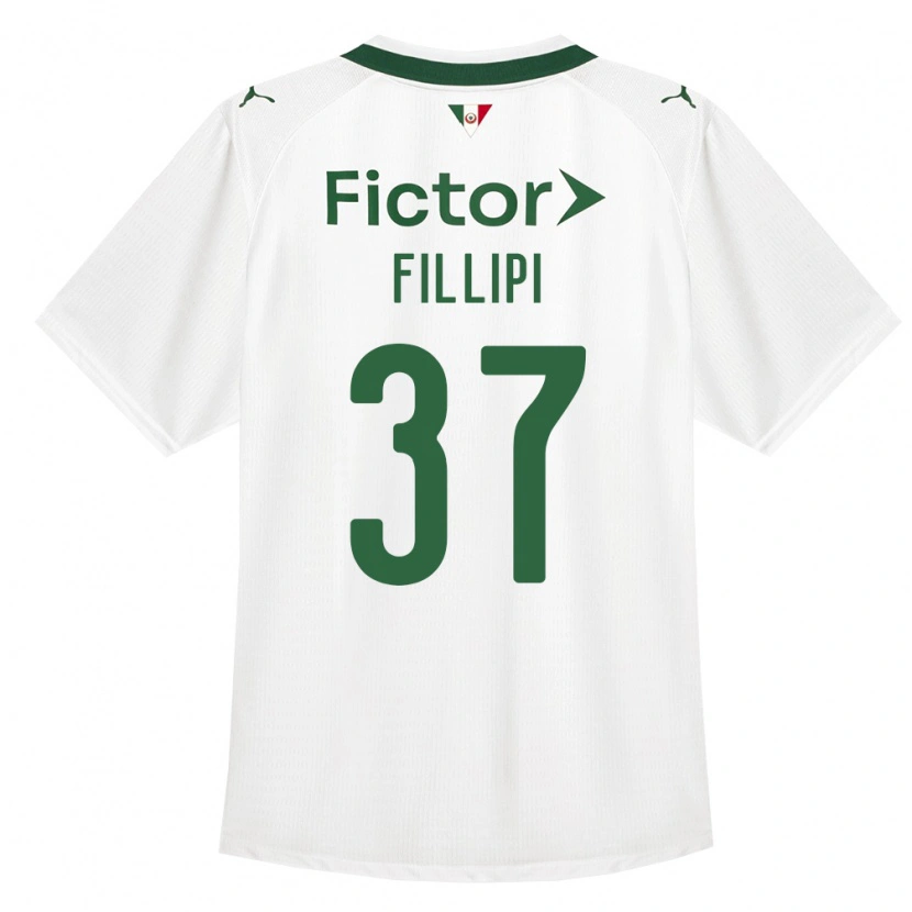 Danxen Heren Riquelme Fillipi #37 Groen Wit Uitshirt Uittenue 2026/27 T-Shirt