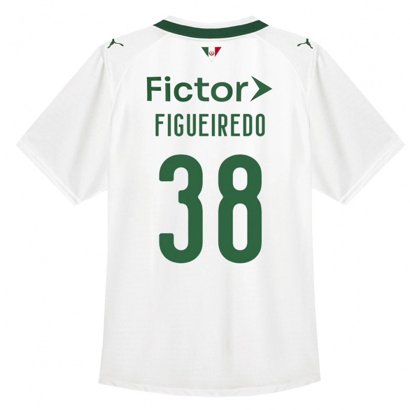 Danxen Heren Figueiredo #38 Groen Wit Uitshirt Uittenue 2026/27 T-Shirt