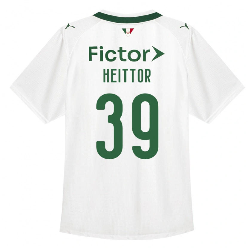 Danxen Heren Heittor Vinicius Da Silva Nunes #39 Groen Wit Uitshirt Uittenue 2026/27 T-Shirt