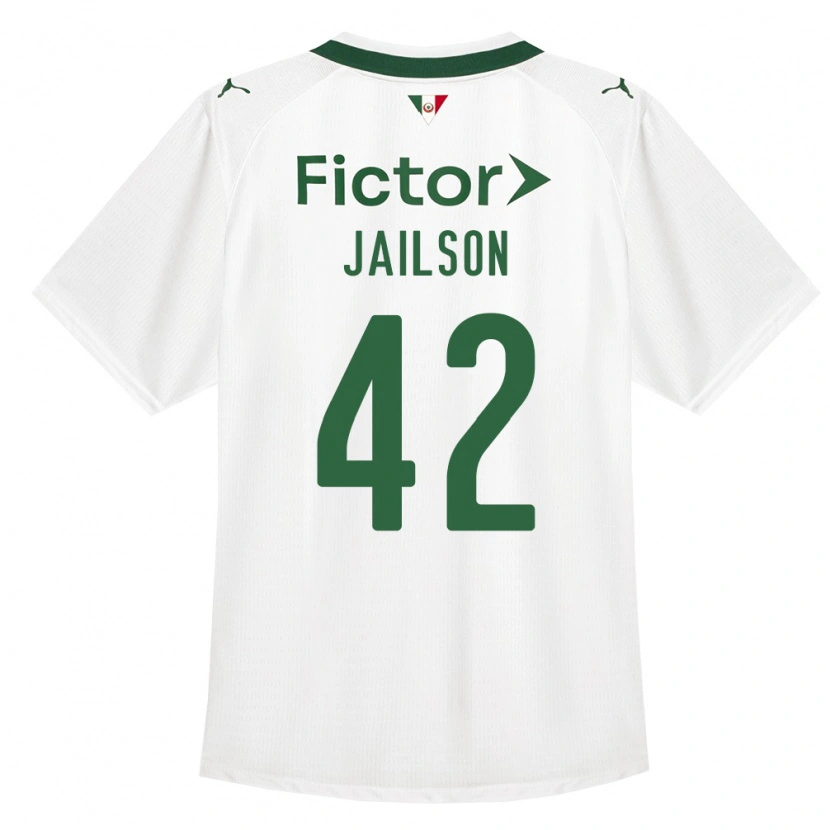Danxen Heren Jailson #42 Groen Wit Uitshirt Uittenue 2026/27 T-Shirt