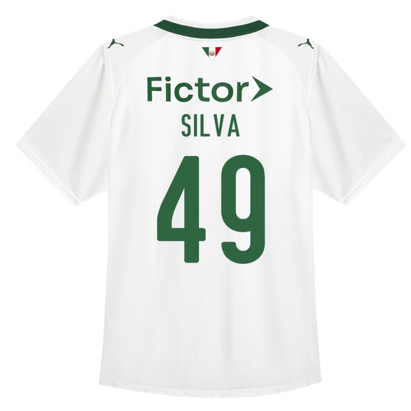 Danxen Heren Gabriel Silva #49 Groen Wit Uitshirt Uittenue 2026/27 T-Shirt