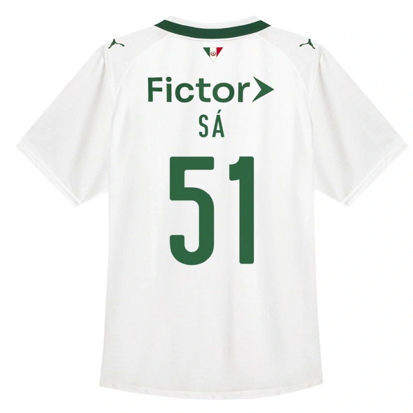 Danxen Heren Luiz Sá #51 Groen Wit Uitshirt Uittenue 2026/27 T-Shirt