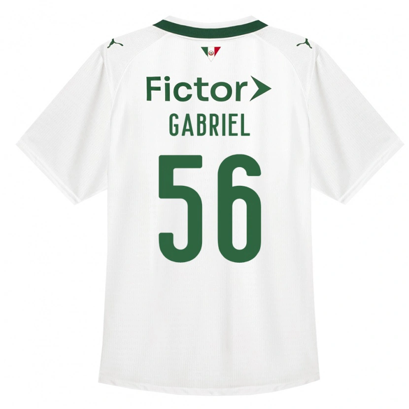 Danxen Heren Arthur Gabriel #56 Groen Wit Uitshirt Uittenue 2026/27 T-Shirt