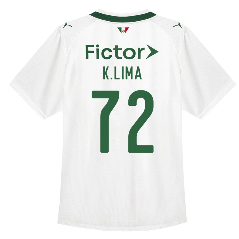 Danxen Heren Kauan Lima #72 Groen Wit Uitshirt Uittenue 2026/27 T-Shirt