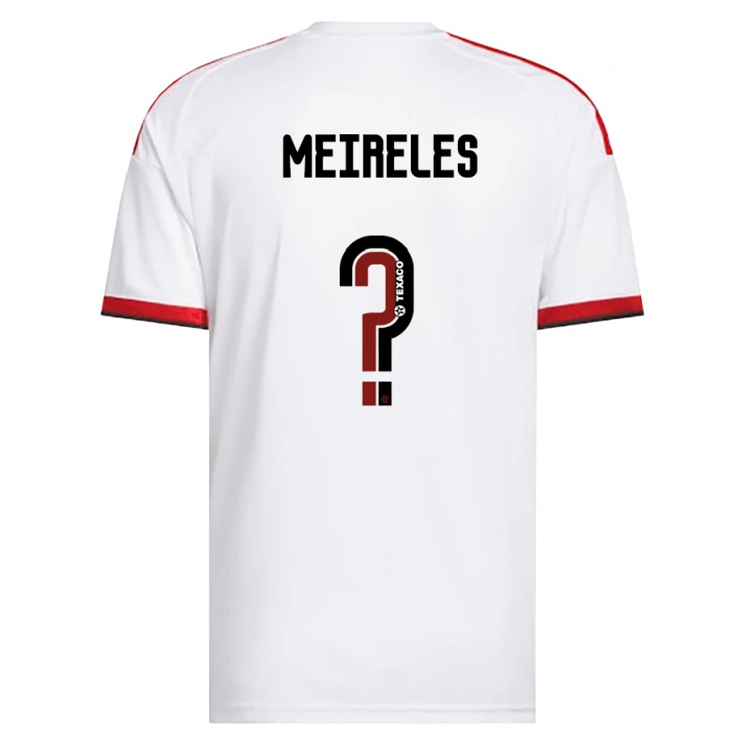 Danxen Heren Lu Meireles #0 Wit Rood Zwart Uitshirt Uittenue 2026/27 T-Shirt