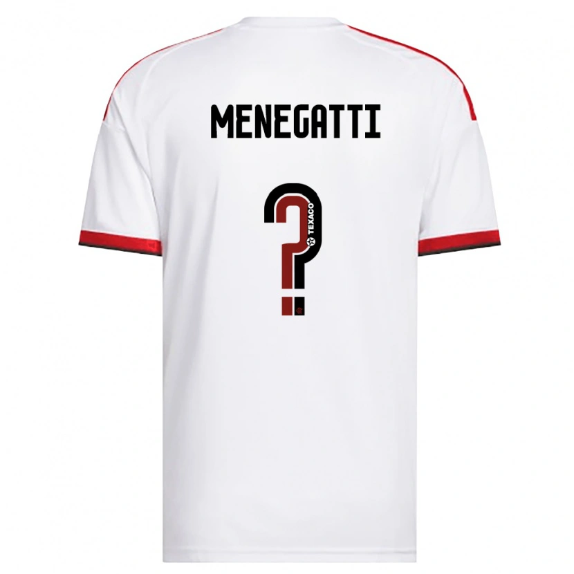 Danxen Heren Kauan Menegatti #0 Wit Rood Zwart Uitshirt Uittenue 2026/27 T-Shirt