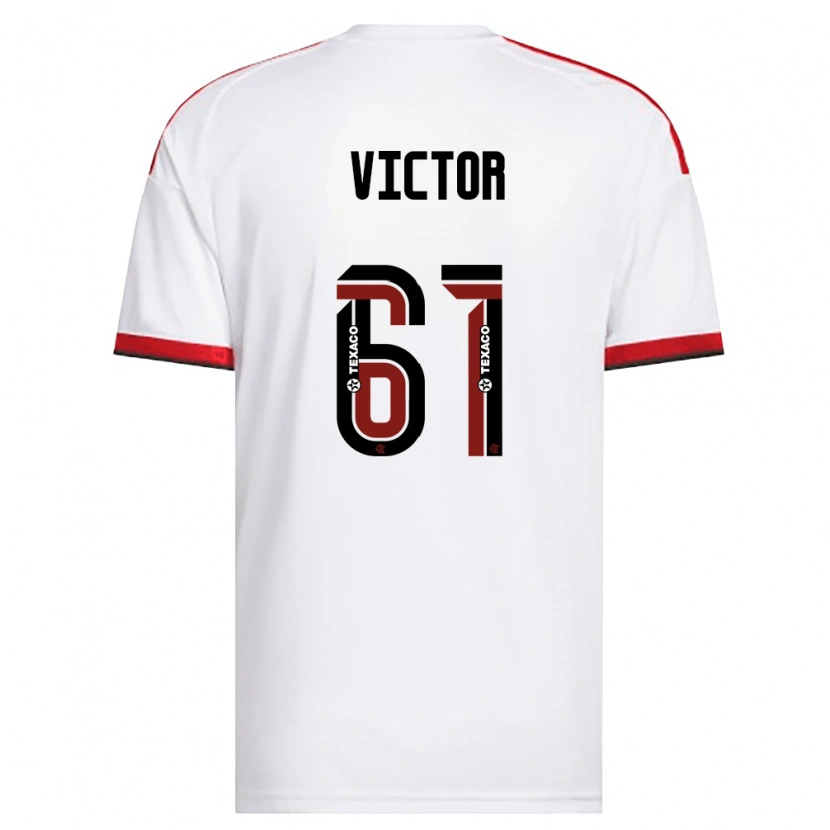 Danxen Heren João Souza #61 Wit Rood Zwart Uitshirt Uittenue 2026/27 T-Shirt